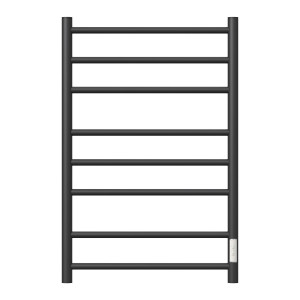 Полотенцесушитель электрический Point PN10848B П8 400x800 диммер справа черный