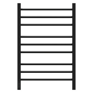 Полотенцесушитель электрический Point PN70758B П9 500x800 диммер слева черный