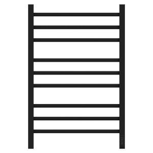 Полотенцесушитель электрический Point PN71858B П9 500x800 диммер справа черный
