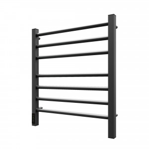 Полотенцесушитель электрический Point Веста PN70756GR П7 500x600 диммер слева графит премиум