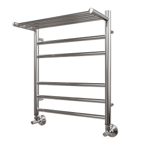 Полотенцесушитель водяной Point PN10156P П5 500x600 с полкой хром