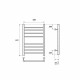 Полотенцесушитель водяной Point PN10156S П8 500x600 хром — рис. 3
