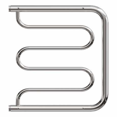 Полотенцесушитель водяной Point PN25557P 500x700 Фокстрот с полкой хром