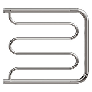 Полотенцесушитель водяной Point PN25665P 600x500 Фокстрот с полкой хром