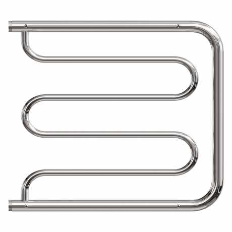 Полотенцесушитель водяной Point PN25665P 600x500 Фокстрот с полкой хром