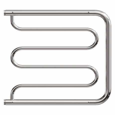 Полотенцесушитель водяной Point PN25667P 600x700 Фокстрот с полкой хром