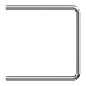 Полотенцесушитель водяной Point PN35555 500x500 П-образный хром