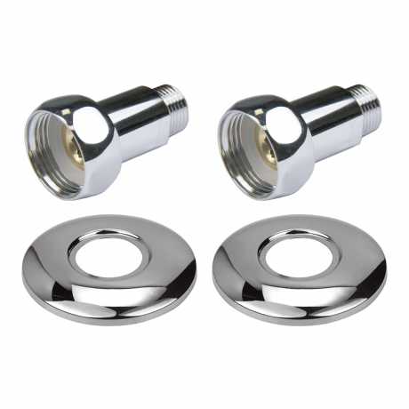 Прямое соединение для полотенцесушителя Point PN00007 3/4"х1/2" г/ш хром