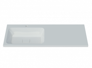 Раковина над стиральной машиной Misty Kamilla 130 левая