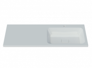 Раковина над стиральной машиной Misty Kamilla 130 правая