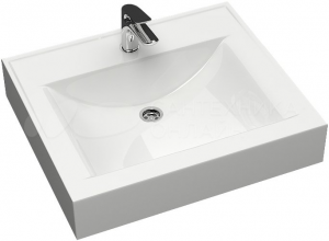 Раковина над стиральной машиной Paulmark Amberg PM750431 60х50 белая 