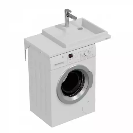 Раковина над стиральной машиной СанТа Юпитер 80х50 правая