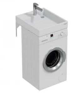 Раковина над стиральной машиной СанТа Юпитер мини 50х60 с кронштейнами