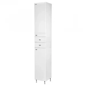 Шкаф-пенал 1Marka Story 29 2 ящика белый глянец L