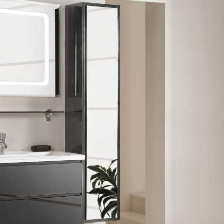 Шкаф-пенал Акватон Римини 35 черный