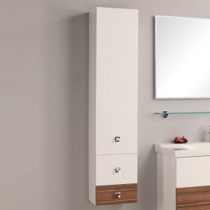 Шкаф-пенал Акватон Стамбул эбони темный