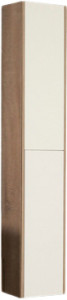 Шкаф-пенал Акватон Йорк белый/дуб сонома