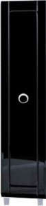 Шкаф-пенал Aqwella 5 stars Инфинити 45 напольный черный