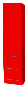 Шкаф-пенал Bellezza Берта подвесная 40 R красный