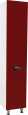Шкаф-пенал Bellezza Лагуна 35 с бельевой корзиной R красный