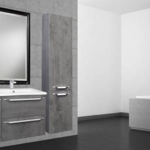 Шкаф-пенал Bellezza Луиджи 35 R серый