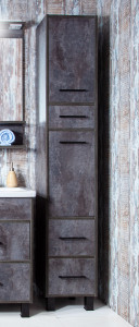 Шкаф-пенал Бриклаер Чили цемент