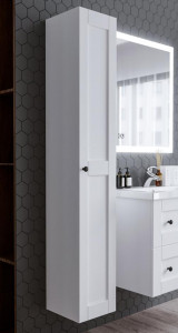 Шкаф-пенал Бриклаер Хелена 30 рамочный фасад белый