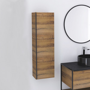 Шкаф-пенал Jorno Steal 115 древесный аттик