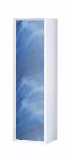 Шкаф-пенал Marka One Milacco 30 Blue marble L