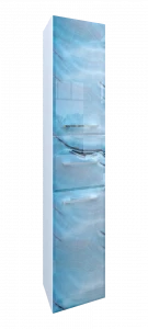 Шкаф-пенал Marka One Visbaden 30 1 ящик Blue marble R