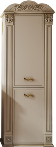 Шкаф-пенал Misty Барокко 60 R бежевый, патина