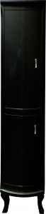 Шкаф-пенал Misty Дайна 40 L черная эмаль