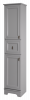 Шкаф-пенал Misty Лувр 35 левый серый — рис. 2