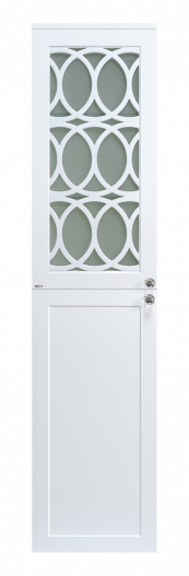 Шкаф-пенал Misty Тондо  40 подвесной белый левый