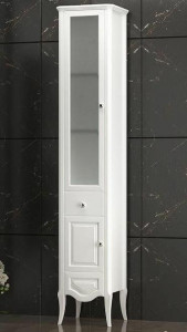 Шкаф-пенал Opadiris Брунелла 38 L белый матовый