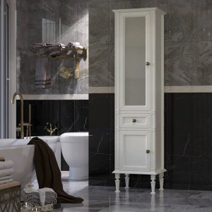 Шкаф-пенал Opadiris Кантара 46 L слоновая кость