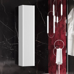 Шкаф-пенал Opadiris Рубинно 40 универсальный белый