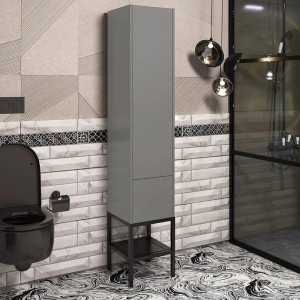 Шкаф-пенал Opadiris Треви 35 R серый