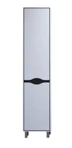 Шкаф-пенал Velvex Rigli 40 напольный белый графит