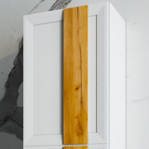 Шкаф Бриклаер Берлин 60 навесной белый глянец