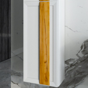 Шкаф Бриклаер Берлин 90 подвесной белый глянец