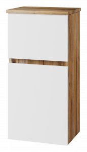 Шкаф Misty Ива 40 подвесной универсальный белый / каштан