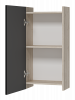Шкаф Misty Поло 40 подвесной универсальный антрацит/дуб галифакс белый — рис. 5