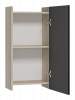 Шкаф Misty Поло 40 подвесной универсальный антрацит/дуб галифакс белый — рис. 6