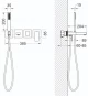 Смеситель встроенный для ванны с душем Timo Selene 2014/00YSM хром — рис. 2