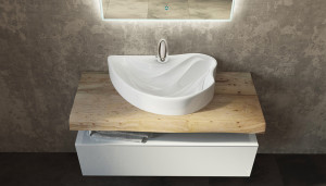 Столешница Velvex Felay 100 без отверстий натуральное дерево stFEL.100-71