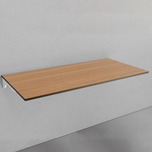 Столешница Velvex Klaufs 120 МДФ тумба справа черный/дерево