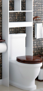 Стойка-шкаф Corozo Монро 55 белая для туалета