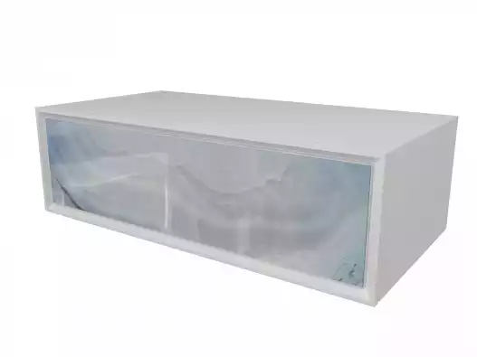 Тумба без раковины Marka One Milacco 100 1 ящик Blue marble низ