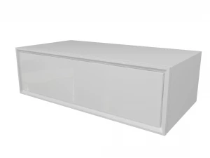 Тумба без раковины Marka One Milacco 100 1 ящик Pure White низ